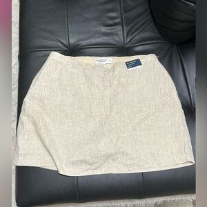 Abercrombie & Fitch Light Tan Mini Skort